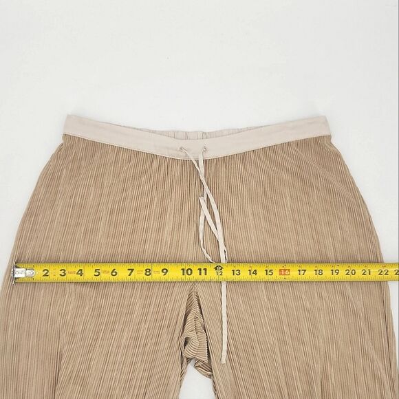 Victoria's Secret Pajamas Pants Womens Large Wide Leg Pleated Glam Model Fairy - Picture 6 of 10